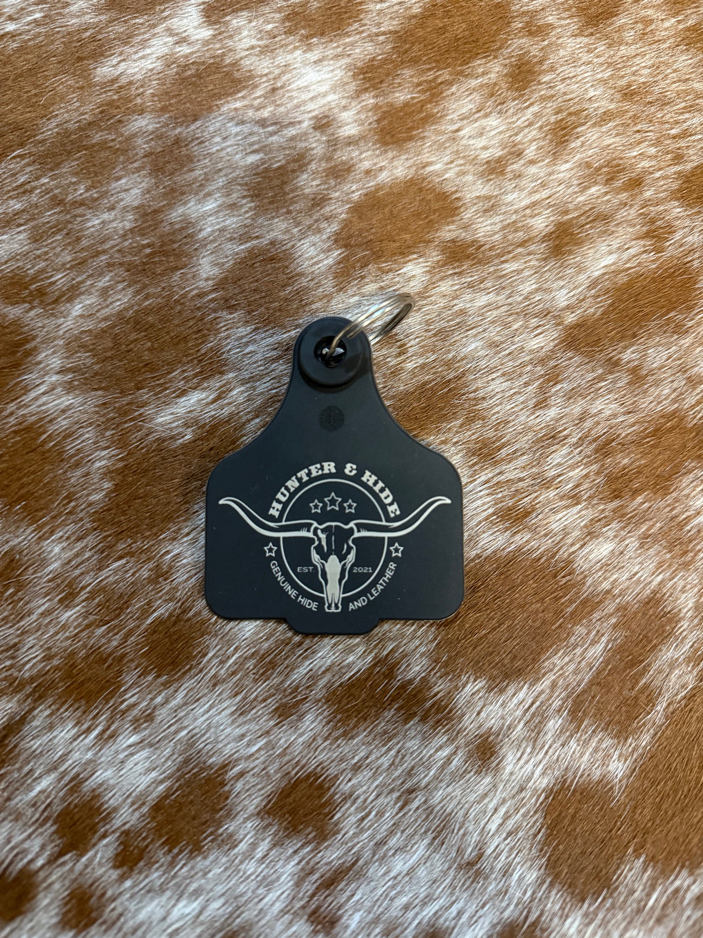Black Logo Key Rings