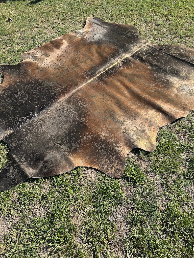 Cowhide Rug Metallic 262