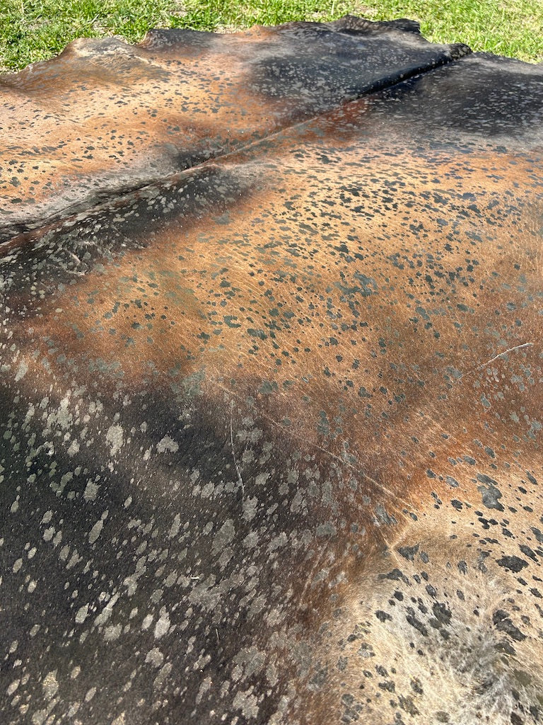 Cowhide Rug Metallic 262