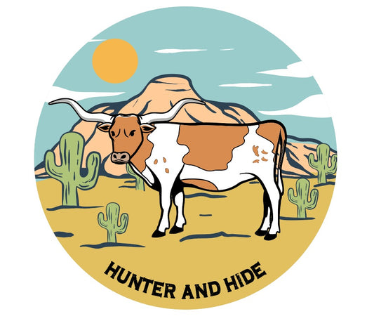 Longhorn sticker 63.5mm