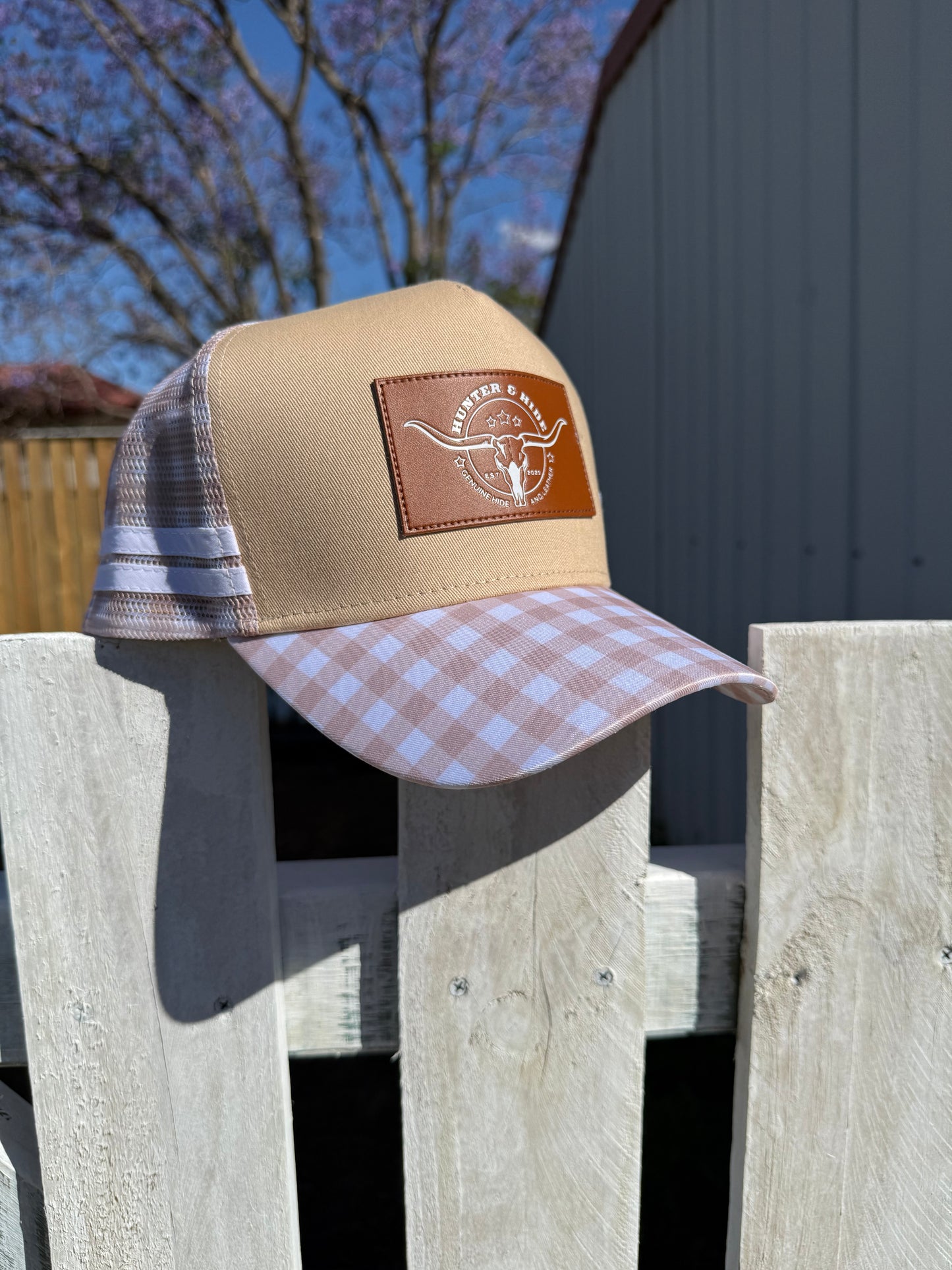 Beige Trucker Caps