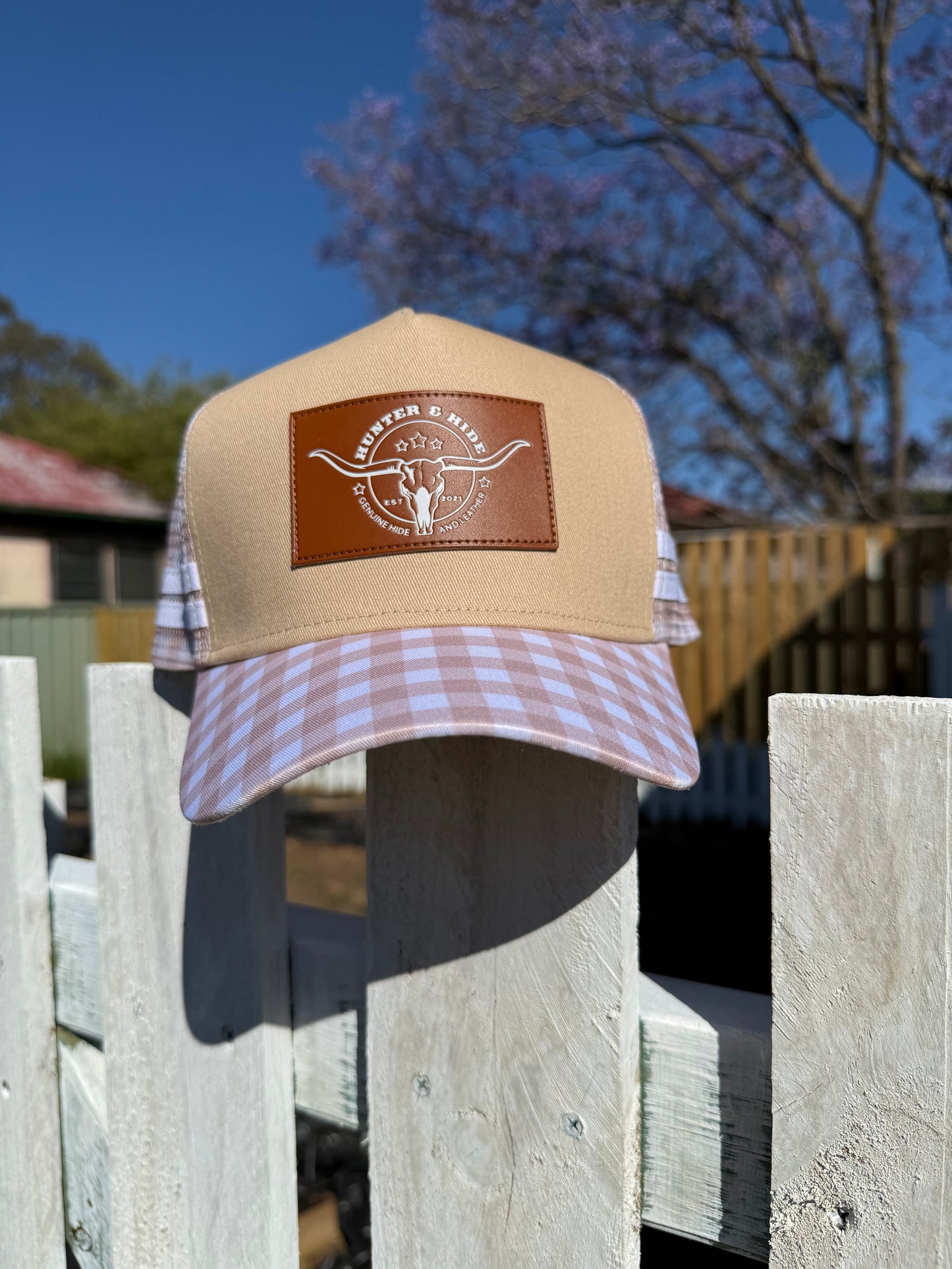 Beige Trucker Caps