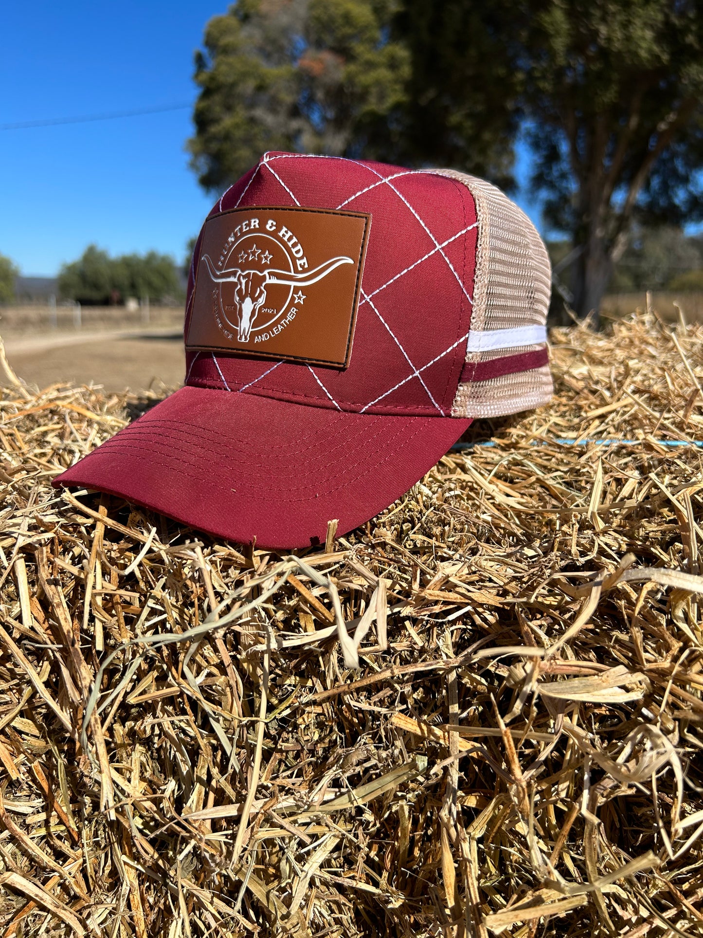 Maroon Trucker Caps