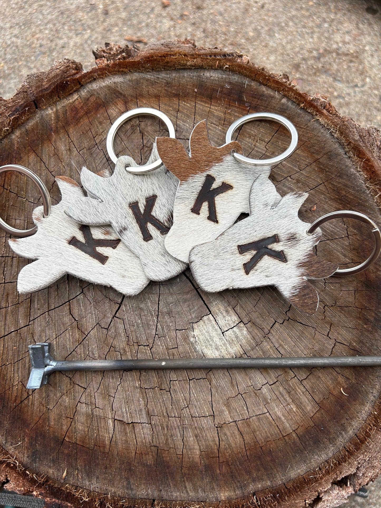 Branded Cow Key Rings