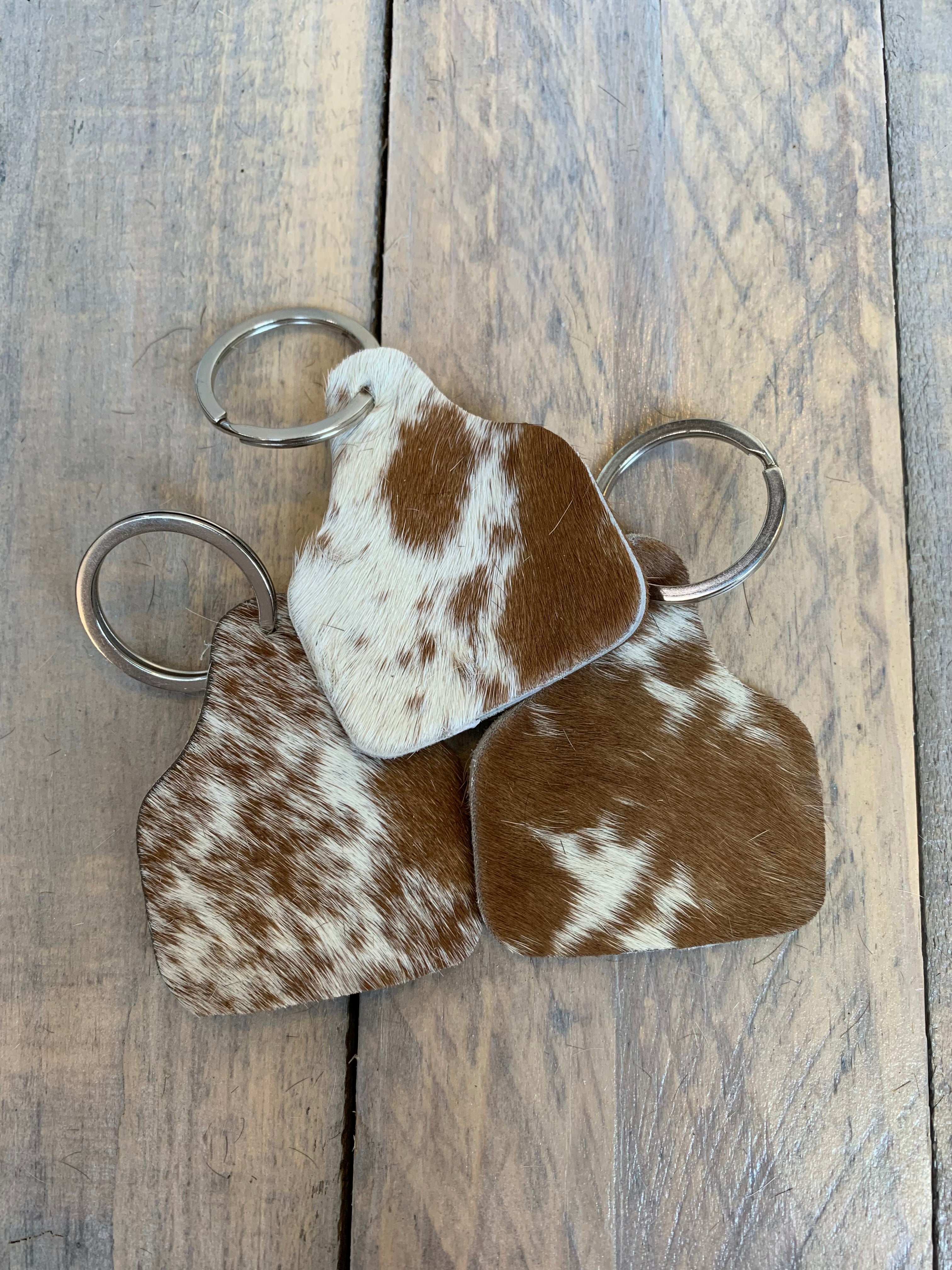 Cattle hot sale tag keyrings