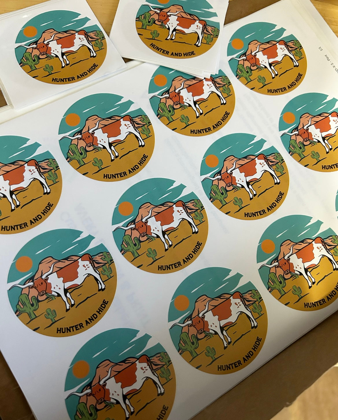 Longhorn sticker 63.5mm