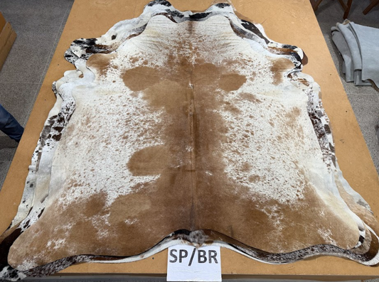 *** Pre order*** Cowhide Rug SP brown 442
