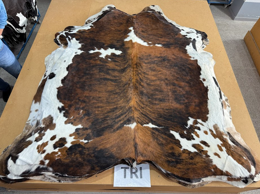 *** Pre order*** Cowhide Rug Tri 235